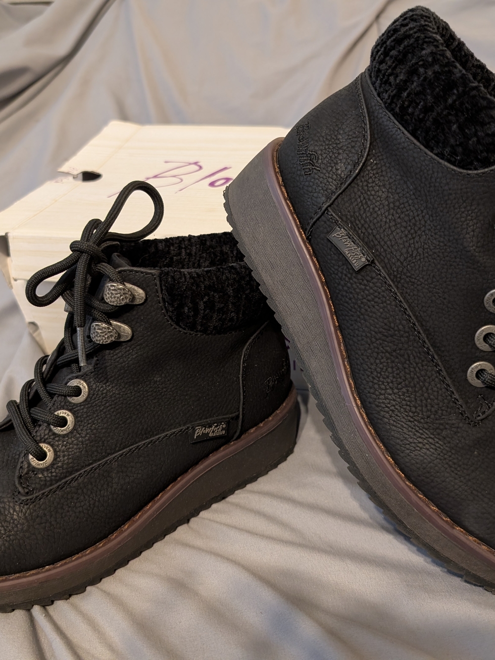 Blowfish Malibu Comet Black Ankle Boots